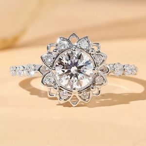 Silver Rings for Women Fashion Women Cubic Zirconia Jewelry